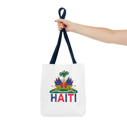 Ayiti Crayon Emblem Educational Heritage Tote Bag Diaspora Kids Edition - CreoleSizzle