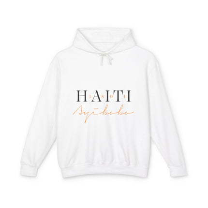 1804 Haiti Heritage Hoodie Unisex Lightweight Sweatshirt Freedom & Culture Apparel Unique Souvenir