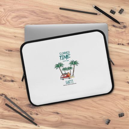 Summer Time Limited Edition Tropical Haiti Laptop Sleeve Creole Heritage Collection - CreoleSizzle
