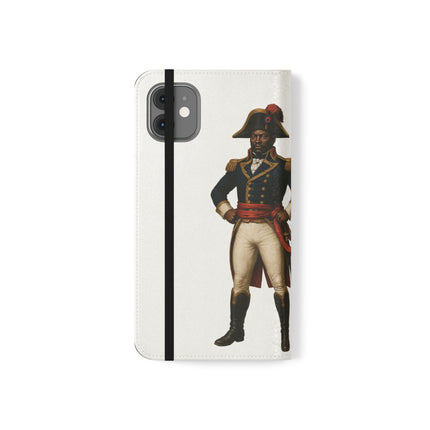 Legacy of Dessalines Limited Heritage Collector’s Tee Flip Case Stylish Phone Wallet Case Revolutionary Leadership Edition
