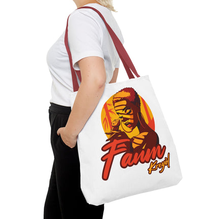 Fanm Kreyòl Limited Edition Heritage Tote Creole Woman Empowerment Design - CreoleSizzle