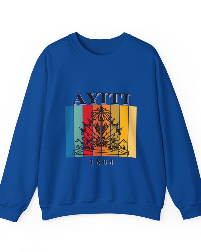 Ayiti 1804 Haitian Flag T-Shirt - Bold Haitian Pride Shirt for Cultural Heritage - CreoleSizzle