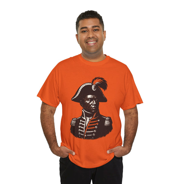 The Visionary’s Gaze Haitian Hero Tribute Tee Revolutionary Legacy Series Unisex Heavy Cotton T-Shirt