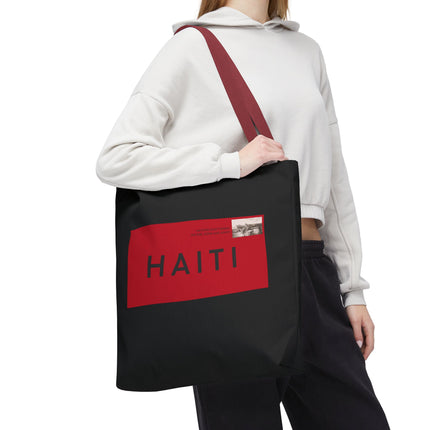 Haiti Postage Limited Edition Heritage Tote Bags Retro Seal Design - CreoleSizzle