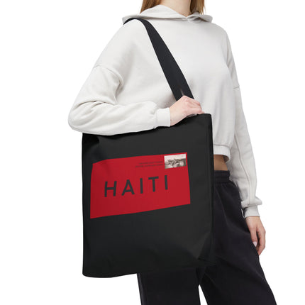 Haiti Postage Limited Edition Heritage Tote Bags Retro Seal Design - CreoleSizzle