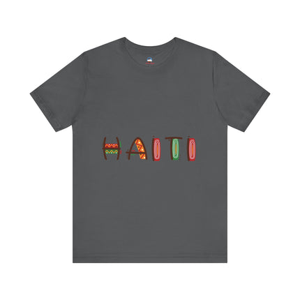 Lakou Vibes Vibrant Haiti Graphic Tee Cultural Pride Series Unisex Short Sleeve Casual Summer Outfit, Travel Souvenir