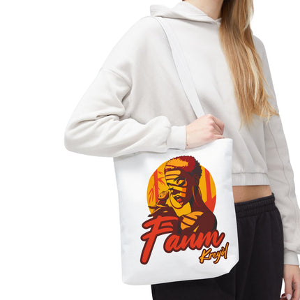 Fanm Kreyòl Limited Edition Heritage Tote Creole Woman Empowerment Design - CreoleSizzle