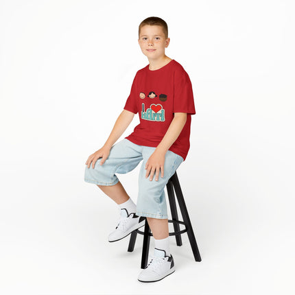 Kids "I Love Haiti" T-Shirt - Fun Haitian Pride Tee for Everyday Wear - Ethically Made Children’s Cotton Shirt - CreoleSizzle