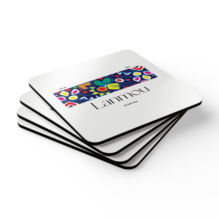 Lanmou Coasters A Touch of Haitian Love for Your Home Ancestral Art Coaster Set