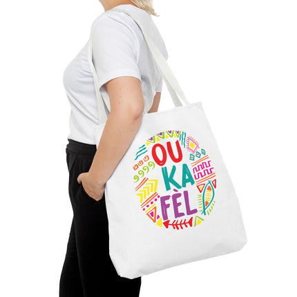 Ou Ka Fè’l Limited Edition Creole Motivation Tote Inspirational Haitian Design - CreoleSizzle