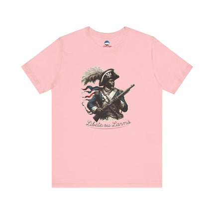Liberté ou La Mort – Revolutionary Heritage Sweatshirt | Haitian Pride Apparel, Unisex Jersey Short Sleeve Tee - CreoleSizzle
