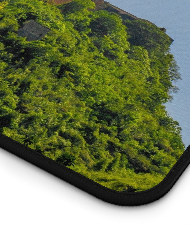 Citadelle Laferrière Desk Mat  Haitian Pride Office Decor  Anti-Slip Neoprene Mat - CreoleSizzle