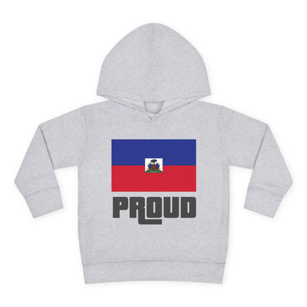Haitian Pride Toddler Hoodie GTA-Inspired Flag Design Cozy Fleece Pullover Cultural Heritage Kidswear