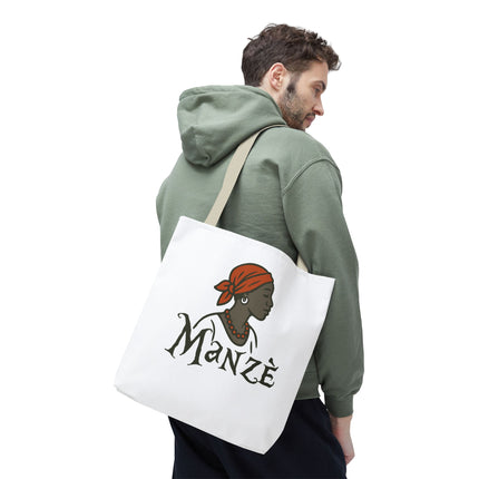 Manzè Limited Edition Heritage Tote Empowering Haitian Women Design - CreoleSizzle