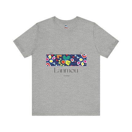 Lanmou Haitian Love T-Shirt Haitian Romance Series Unisex Premium Crewneck Vibrant Graphic Tee for Trendsetters
