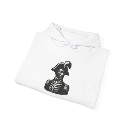 Legacy of Leadership Hoodie Toussaint Louverture Tribute Haitian Heritage Series Unisex Premium Hooded Sweatshirt