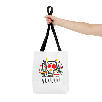 Voodoo Art Haitian Spiritual Symbols Tote Afro-Caribbean Vodou Design - CreoleSizzle