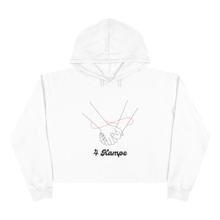 4 Kampe Crop Hoodie Stylish Haitian Unity Design Soft Fleece Comfort Crop Hoodie - CreoleSizzle