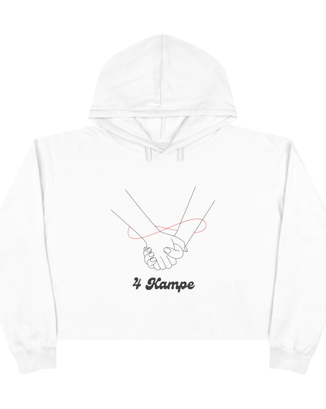 4 Kampe Crop Hoodie Stylish Haitian Unity Design Soft Fleece Comfort Crop Hoodie - CreoleSizzle