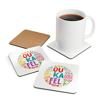 Ou Ka Fè'l Motivation Coasters A Creole Affirmation Coaster Set Haitian Pride And Encouragement Art