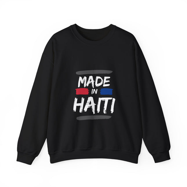 Made in Haiti Unisex Crewneck Sweatshirt – Haitian Pride Sweater, Heritage Clothing, Comfortable Heavy Blend Pullover - CreoleSizzle