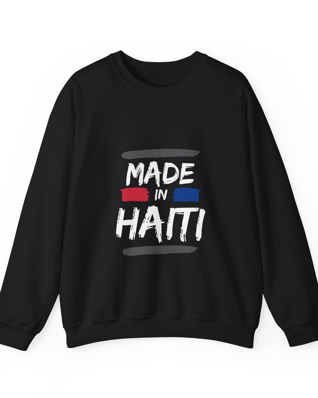 Made in Haiti Unisex Crewneck Sweatshirt – Haitian Pride Sweater, Heritage Clothing, Comfortable Heavy Blend Pullover - CreoleSizzle