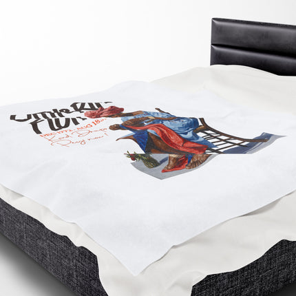 Catherine Flon Haitian Independence Heroine Premium Plush Blanket The Seamstress of Freedom - CreoleSizzle