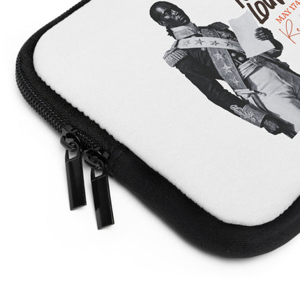 Toussaint Louverture Father of Strategy Haitian Revolution Icon Leadership Legacy Laptop Sleeve - CreoleSizzle