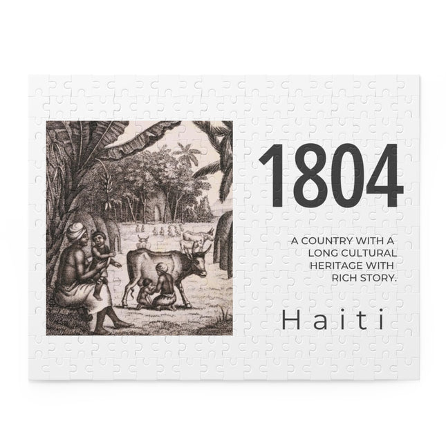 1804 Haitian Independence Heritage Reflection Puzzle Minimalist Historical Edition - CreoleSizzle
