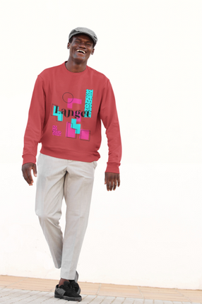 Langet Creole Expression Graphic Sweatshirt Fun Bold and Uniquely Haitian with Comfort and Style - CreoleSizzle