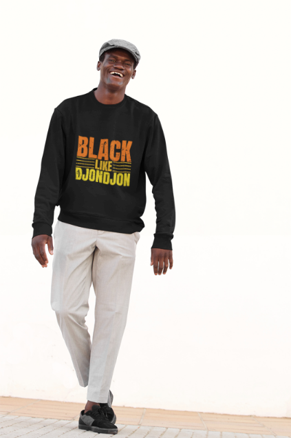 Exclusive Black Like Djondjon Premium Sweatshirt Celebrate Culture, Heritage, and Style - CreoleSizzle