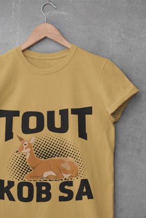 Haitian Humor T-Shirt Tout Kob Sa Design Premium Ethically Made Tee Unisex Cotton Comfort Fit - CreoleSizzle