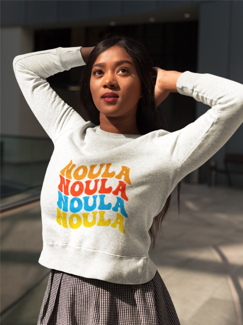 Haitian Pride Crewneck Sweatshirt Nou La Design Premium Ethically Made Apparel Chill with Haitian Cultural Flair