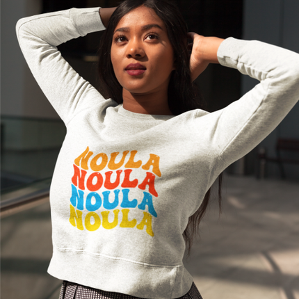 Haitian Pride Crewneck Sweatshirt Nou La Design Premium Ethically Made Apparel Chill with Haitian Cultural Flair - CreoleSizzle