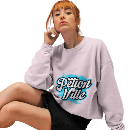 Petion-Ville Inspired Sweatshirt Celebrate the Heartbeat of Haitian Nightlife - CreoleSizzle