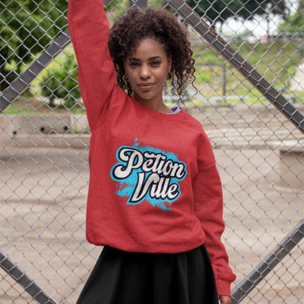 Petion-Ville Inspired Sweatshirt Celebrate the Heartbeat of Haitian Nightlife - CreoleSizzle