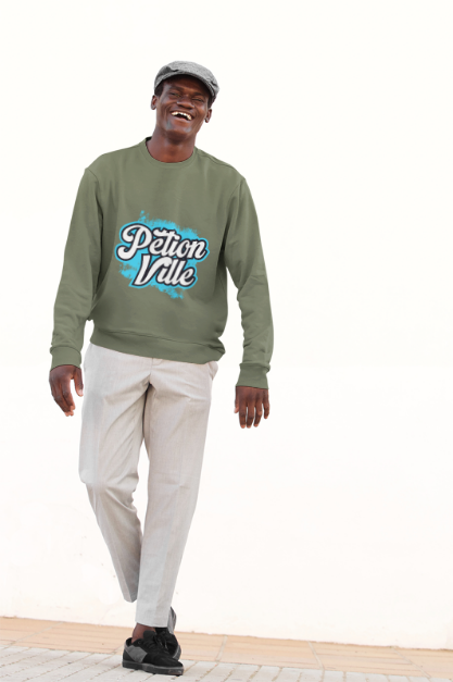 Petion-Ville Inspired Sweatshirt Celebrate the Heartbeat of Haitian Nightlife - CreoleSizzle