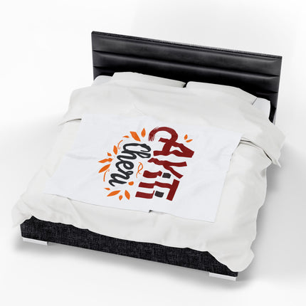 Ayiti Chéri Premium Plush Blanket Festive Heritage and Diaspora Pride Design - CreoleSizzle