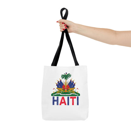 Ayiti Crayon Emblem Educational Heritage Tote Bag Diaspora Kids Edition - CreoleSizzle
