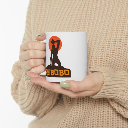 Ayibobo Maroon Warrior Call Premium Mug Haitian Ancestral Strength & Spiritual Heritage - CreoleSizzle