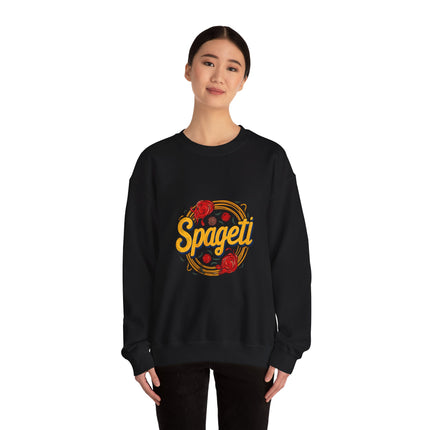 Cozy Spageti Sweatshirt Celebrate Haitian Culinary Heritage with Style and Premium Comfort - CreoleSizzle