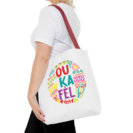 Ou Ka Fè’l Limited Edition Creole Motivation Tote Inspirational Haitian Design - CreoleSizzle