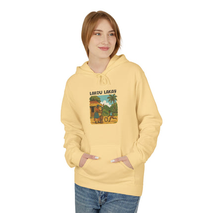 Lakou Memories Unisex Heritage Hoodie Limited Artist Edition Creole Roots Apparel Relaxed Fit Sweatshirt