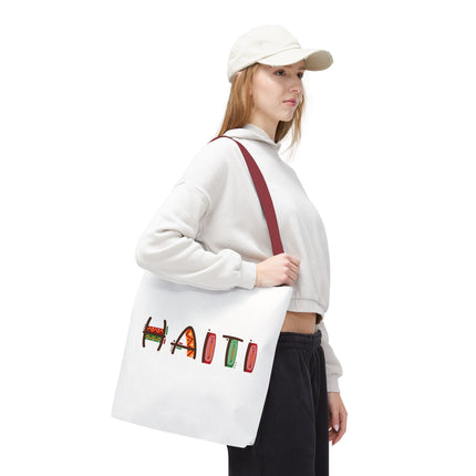 Haiti Art Limited Edition Heritage Tote Bag African Roots Design - CreoleSizzle