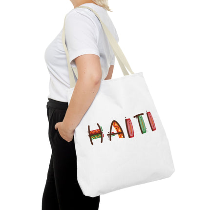 Haiti Art Limited Edition Heritage Tote Bag African Roots Design - CreoleSizzle