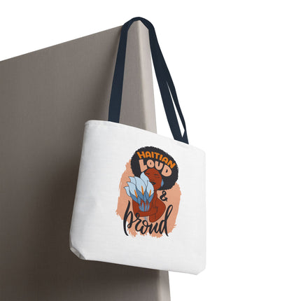Haitian Loud & Proud Premium Cultural Tote Bags Limited Artist Edition - CreoleSizzle