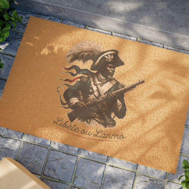 Liberté ou Lamo Haitian Revolution Heritage Doormat Limited Artist Edition