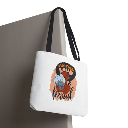 Haitian Loud & Proud Premium Cultural Tote Bags Limited Artist Edition - CreoleSizzle