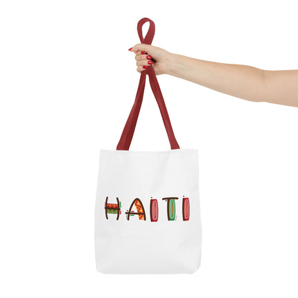 Haiti Art Limited Edition Heritage Tote Bag African Roots Design - CreoleSizzle