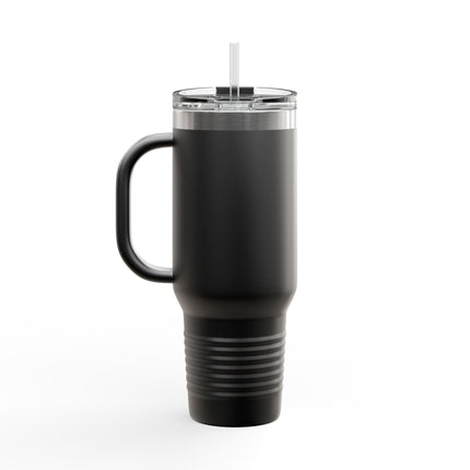 1804 Travel Mug – Haitian Independence Insulated Tumbler – Durable 1804 Haiti Pride Cup with Handle and Straw Insulated Travel Mug, 40oz - CreoleSizzle